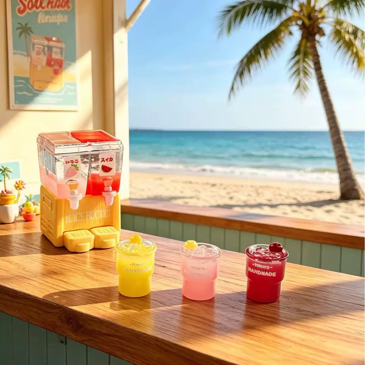 Mini Three-Color Fruit Drink
