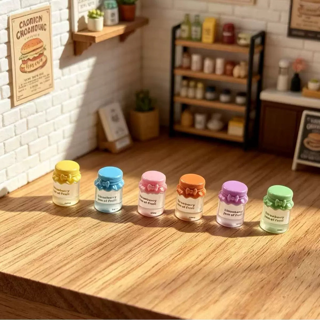 Colorful little jar