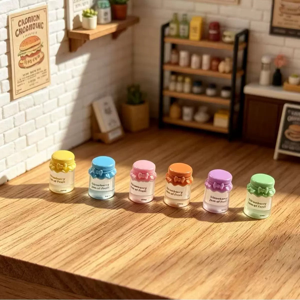 Colorful little jar