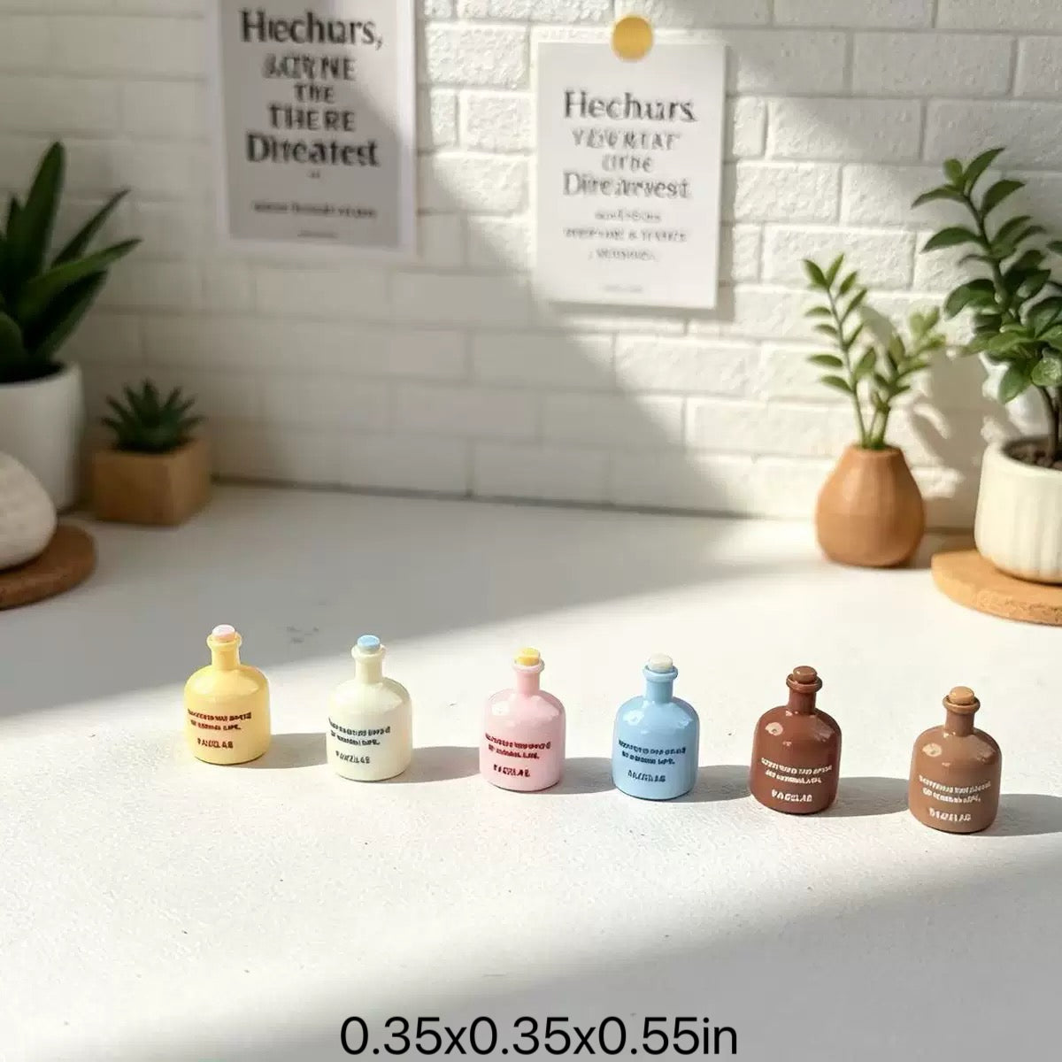 Six-color mini bottles