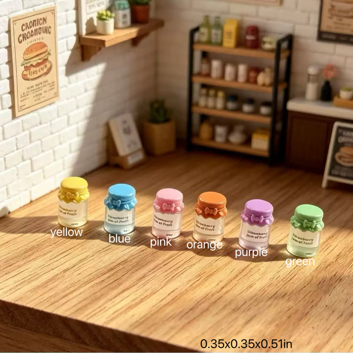 Colorful little jar