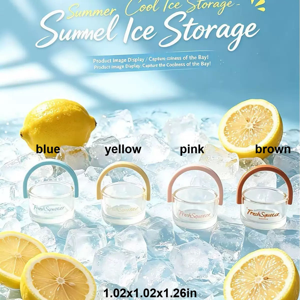 Portable ice bucket