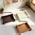Three-color wood grain plate